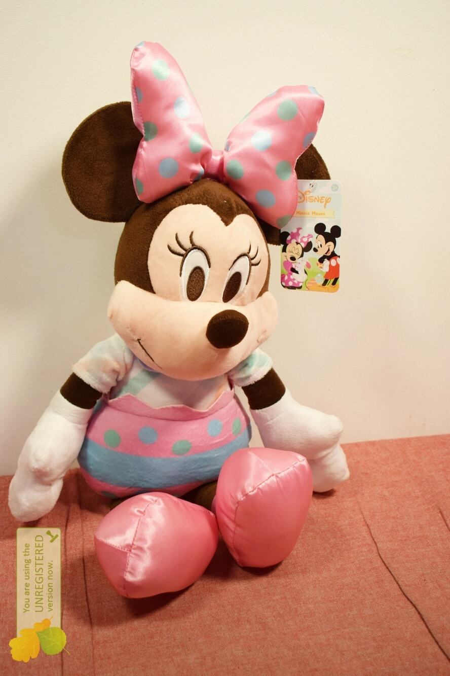 Disney Easter Large Plush Minnie Mouse Stuffed Animal
